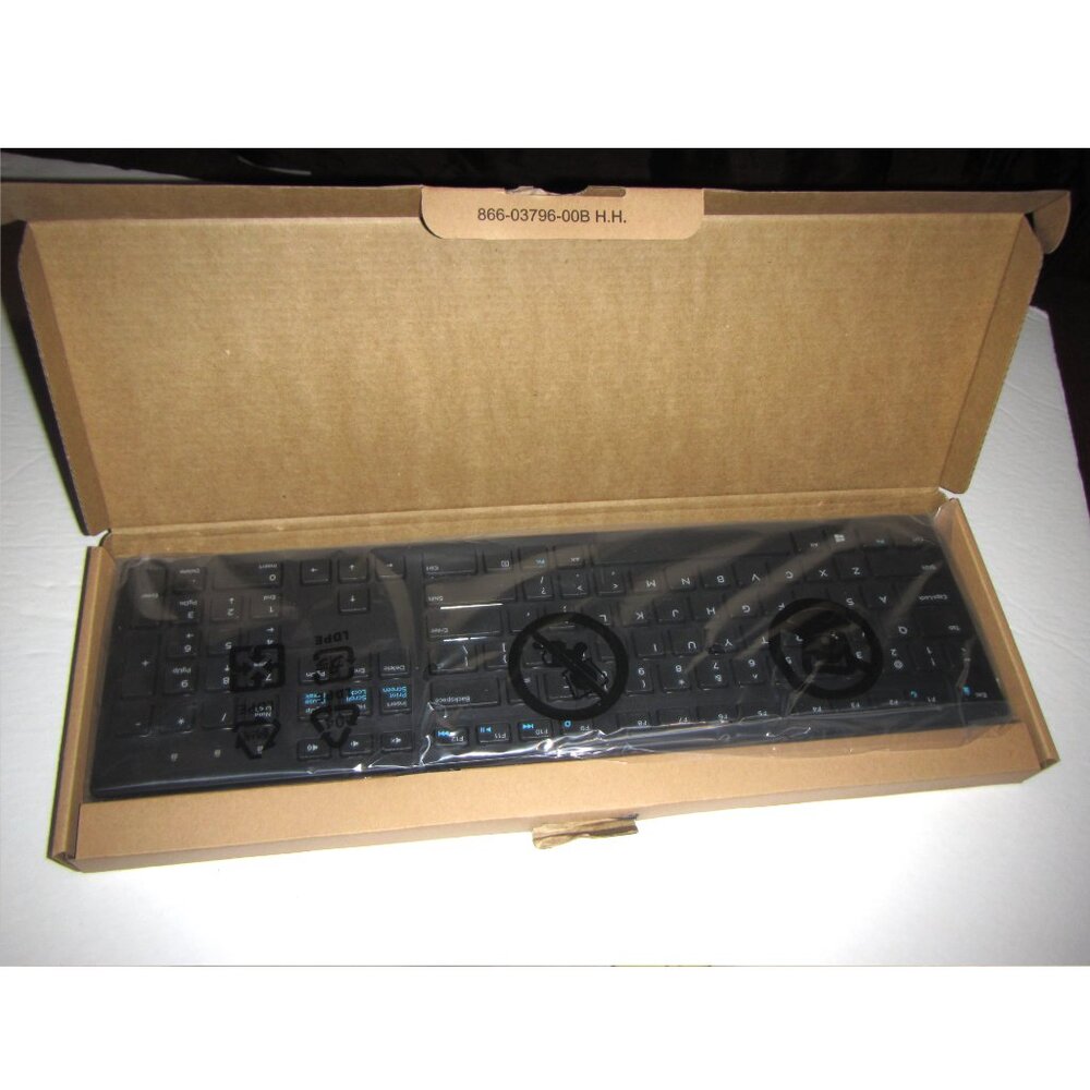2021 KB216 Slim Dell USB Wired Multimedia Keyboard 06NDTV